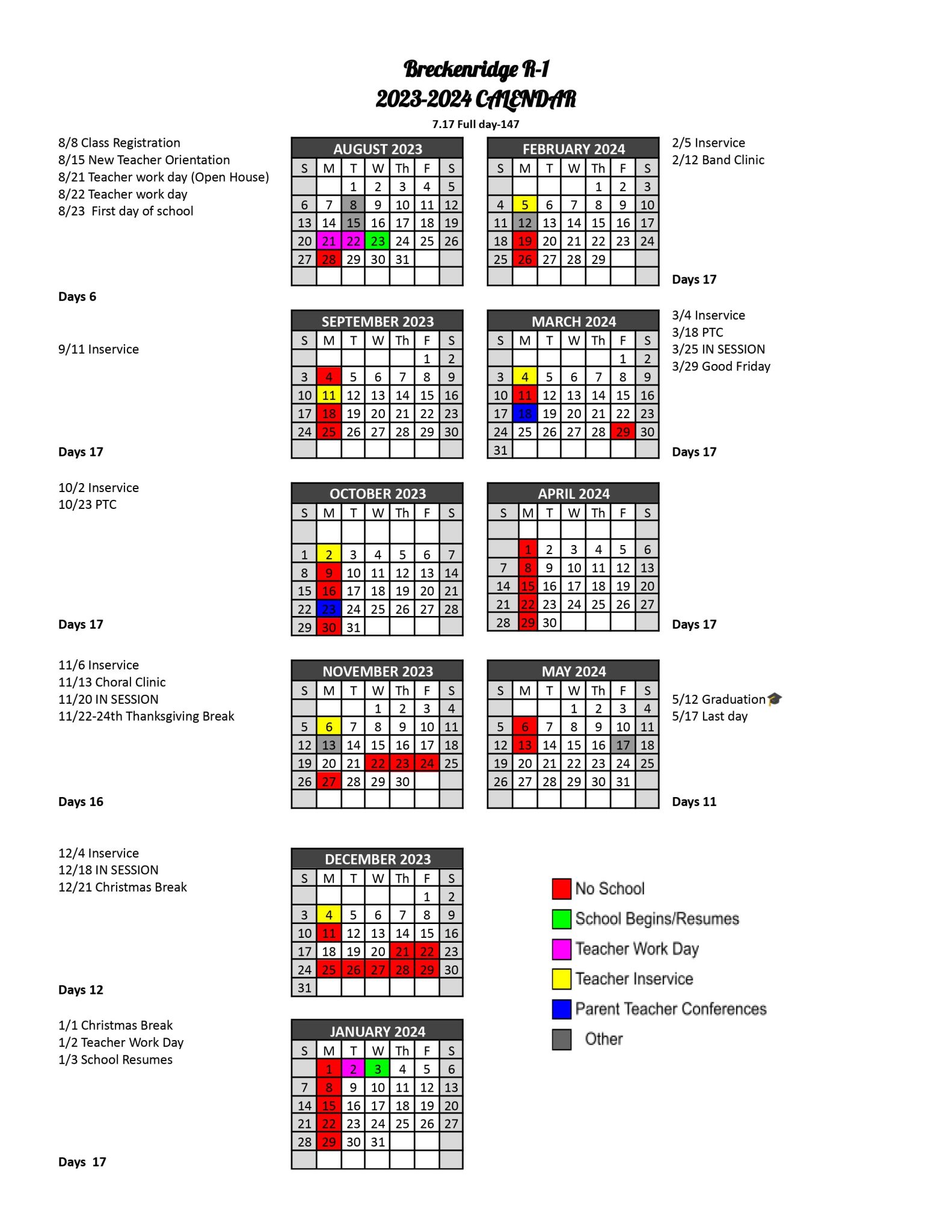 2022 – 2023 School Year – Breckenridge R1